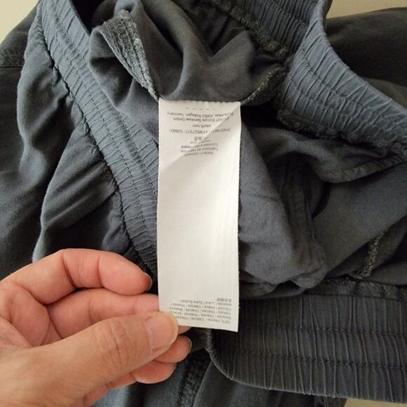 Esprit Capri Pants Womens Size 6 Gray Lightweight Elastic Waist Drawstring - Picture 10 of 14